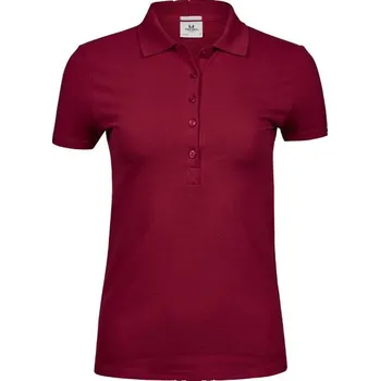 Dámské tričko TEE JAYS TJ145 / Dámská strečová polokošile - deep red XXXL