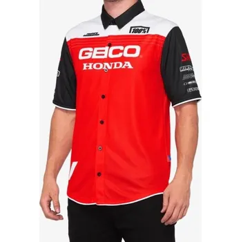 Pánské tričko košile BLITZ, 100% - USA (červená/bílá/černá , vel. XL)