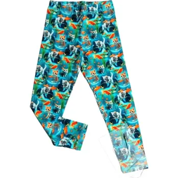 Dívčí legíny Legíny kočičky a rybička