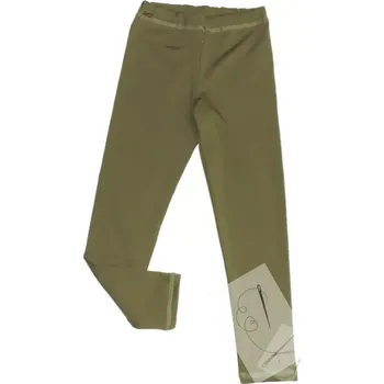 Dívčí legíny Zateplené legíny barva oliva