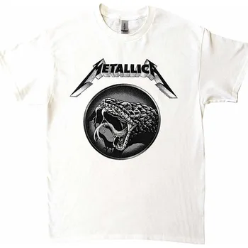 Metallica tričko, Black Album Poster White, pánské S
