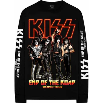 Pánská móda KISS tričko dlouhý rukáv, End Of The Road Tour BP, pánské XXL