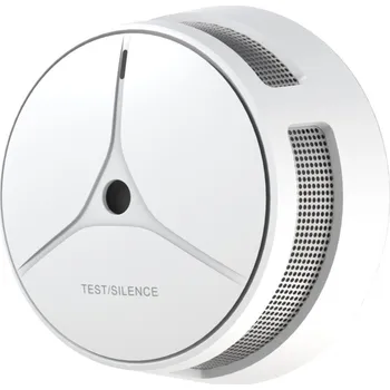 Bezpečnostní detektor Dahua DHI-HY-SA40E Detektor kouře, fotoelektrický, 85dB, 10 let baterie, infračervené ovládání, stropní montáž, bílý HY-SA40E