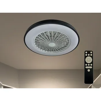 NEDES LED svítidlo OPAL + stropní ventilátor + dálkový ovladač 48W - LCL6345