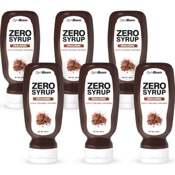 Fitness strava ZERO SIRUP čokoláda - GymBeam Balení (ml): 6 x 320 ml