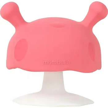 Kousátko na prořezávání zoubků, senzorické Mombella silikonové růžové