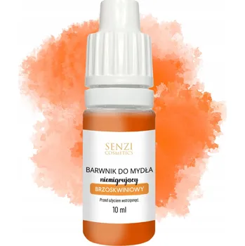Mýdlo Barvivo do mýdla, nemigrující barvivo do mýdlové báze 10 ml BROSKEVOVÉ