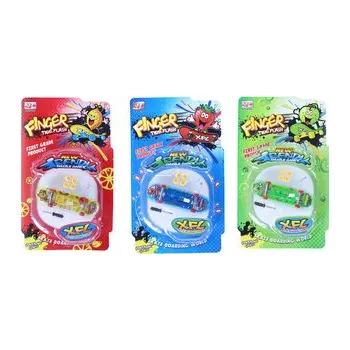 autíčko Skateboard šroubovací prstový svítící 9,5cm různé motivy