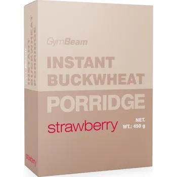 Fitness strava GymBeam Instantní pohanková kaše 450 g jahoda