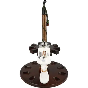 Čistič dýmky Dýmka keramická BPK 89-414.4 Šedý kůň (levá), 310mm