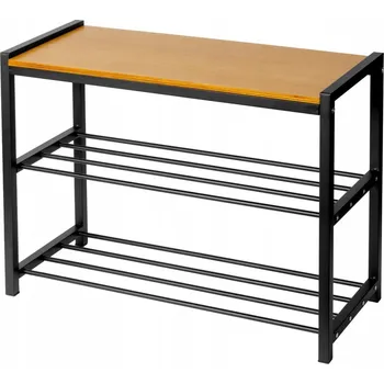 Botník Brunbeste 61 x 47,5 x 30 cm černá