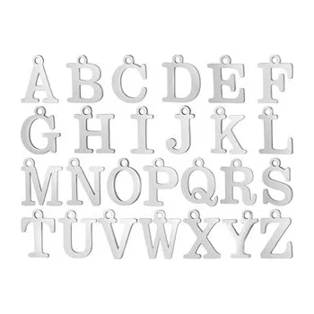 Přívěsek OK1369-D Ocelový přívěšek - iniciála - písmeno