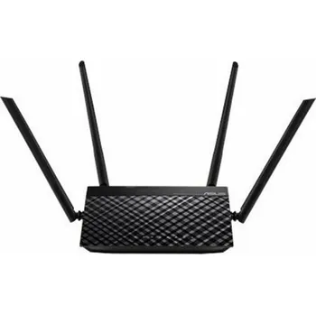 Asus WiFi router RT-AC1200 v2 AP/router, 4x LAN, 1x WAN, 300Mbps 2,4/ 867Mbps 5GHz
