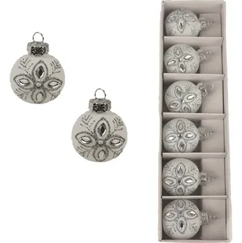 Vánoční dekorace Vánoční ozdoba, 6 ks S0357