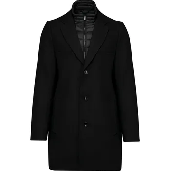 Pánský zimní kabát KARIBAN VINTAGE PK6020 / Pánský kabát - black 56