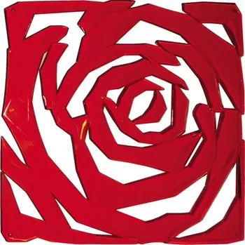 Dekorační panel Růže - Barvy Červená