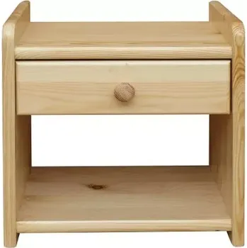 Noční stolek Interier-Stejskal | Noční stolek Classic masiv borovice CN126 - Castello dekory Olše světlá