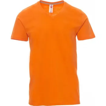 Pánské tričko PAYPER V-NECK 000103-0026 / Pánské tričko s krátkým rukávem a výstřihem do V - orange XXXL