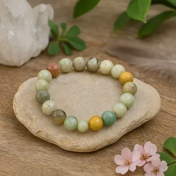 Náramek Náramek achát 6mm 23-613