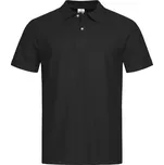 STEDMAN POLO / Pánská polokošile s krátkým rukávem - black opal XL