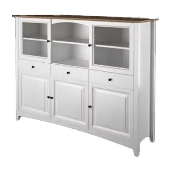 Příborník a kredenc Interier-Stejskal | Kredenc Castello Soft masiv borovice S11 - Castello dekory Ořech hnědá