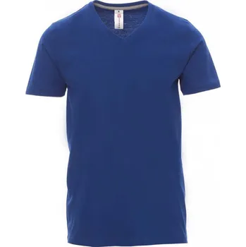PAYPER V-NECK 000103-0026 / Pánské tričko s krátkým rukávem a výstřihem do V - royal blue XS