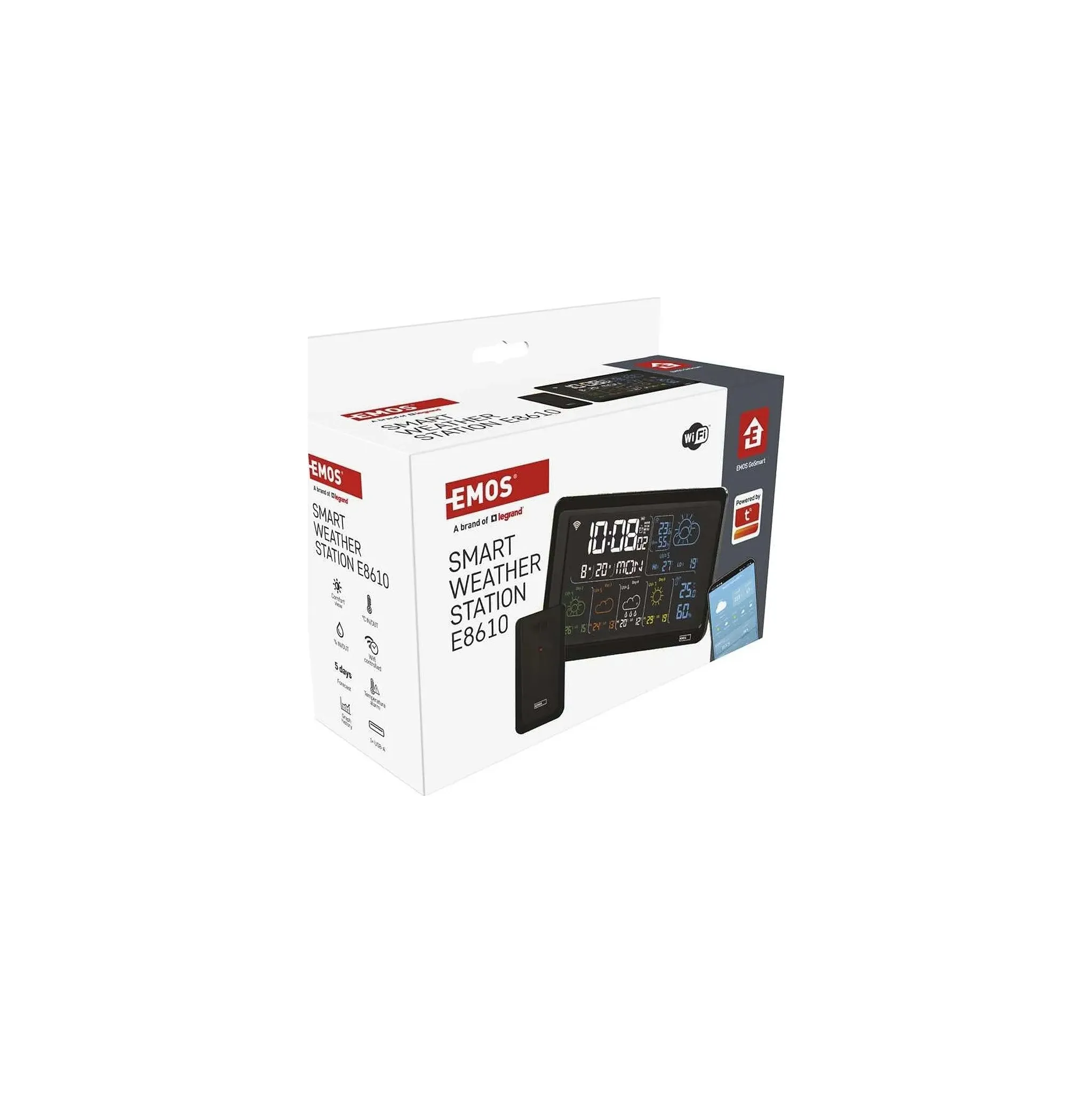 Fotografie 6 - Meteostanice EMOS GoSmart E8610 černá
