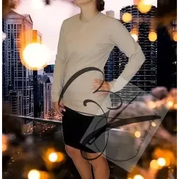 Dámské tričko Dámské pohodlné triko dlouhý rukáv-BÉŽOVÉ vel.L