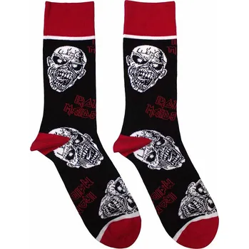 Pánské ponožky Iron Maiden ponožky, Eddie Skulls Black, unisex - velikost 7 až 11 (40 až 45)