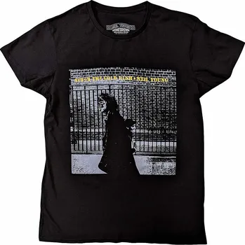 Pánská móda Neil Young tričko, After The Gold Rush Organic Black, pánské XXL