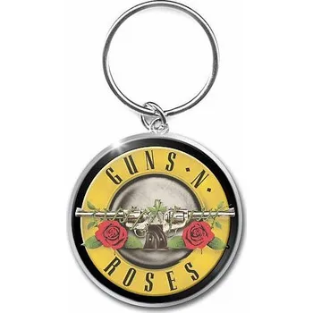 Guns N Roses klíčenka, Bullet Logo, uni