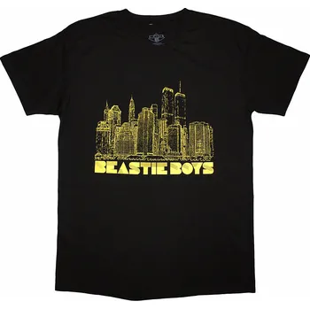 Pánská móda Beastie Boys tričko, NYC Skyline Black, pánské S