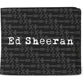 Peněženka Ed Sheeran peněženka PU 11 x 10 x 1 cm, Symbols Pattern Black