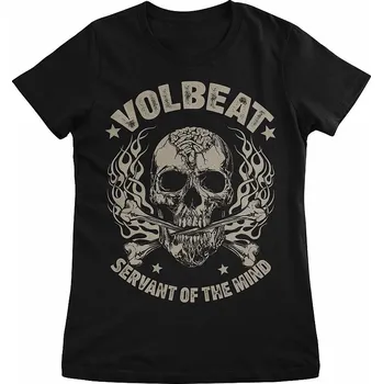 Dámské tričko Volbeat tričko, Skull &amp; Crossbones Black, dámské XXL