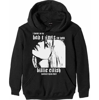 Pánská mikina Billie Eilish mikina, Bad Things Black, pánská XL
