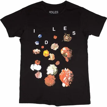 Pánská móda Idles tričko, Flowers Black, pánské XXL