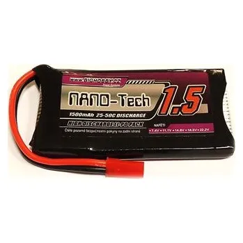 Li-pol baterie 1500mAh 1S 25C (50C) Bighobby-NANO Tech