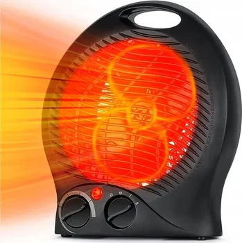 Přímotop TEPLOVZDUŠNÝ VENTILÁTOR OHŘÍVAČ ELEKTRICKÝ 2000W 3 ÚROVNĚ S TERMOSTATEM