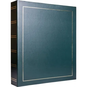 Fotoalbum Kapesní album na 500 fotografií 10x15 classic zelené rodinné černé kapsy