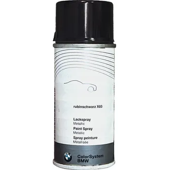 autokoberec BMW X03 Rubinschwarz Originální metalický sprej 150 Ml OE