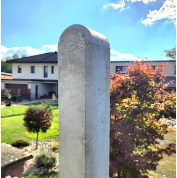 Plotový sloupek Litý betonový sloupek 220 cm 8x8 cm