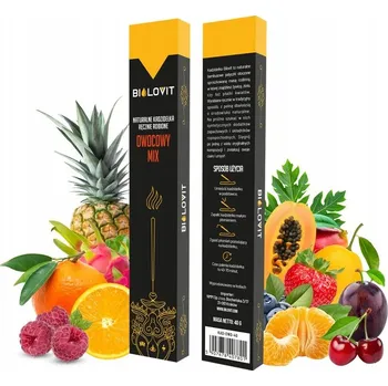 Vonná tyčinka Přírodní indické vonné tyčinky - Ovocná směs Bilovit 40g