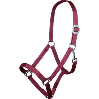 Jezdectví Ohlávka HKM Stars Eco dark red PONY