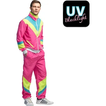 Retro tepláková souprava pánská růžová M