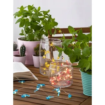 Vánoční dekorace Světelný řetěz Sukee 230 cm na baterie, vícebarevný