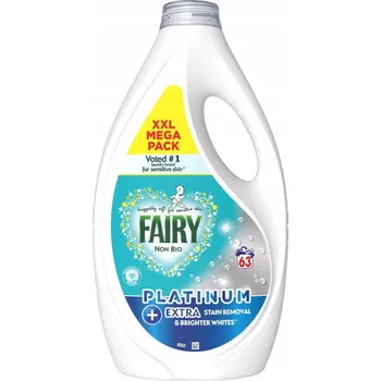 Prací gel Fairy Non Bio SENSITIVE Prací prostředek s odstraňovačem skvrn na 63 praní 2,08L