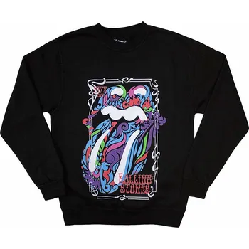 Pánská mikina Rolling Stones mikina, Sweatshirt Colour Swirls Black, pánská M
