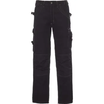 Pánské kalhoty PAYPER VIKING 000436-0104 / Pánské pracovní kalhoty do pasu - black/black 48