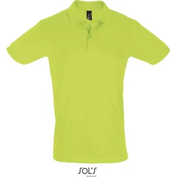 Pánská móda SOL´S PERFECT / Pánská polokošile - apple green XXL