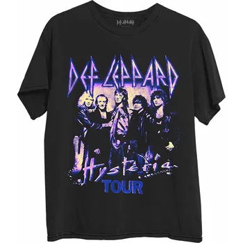 Pánské tričko Def Leppard tričko, Hysteria Tour Black, pánské XL